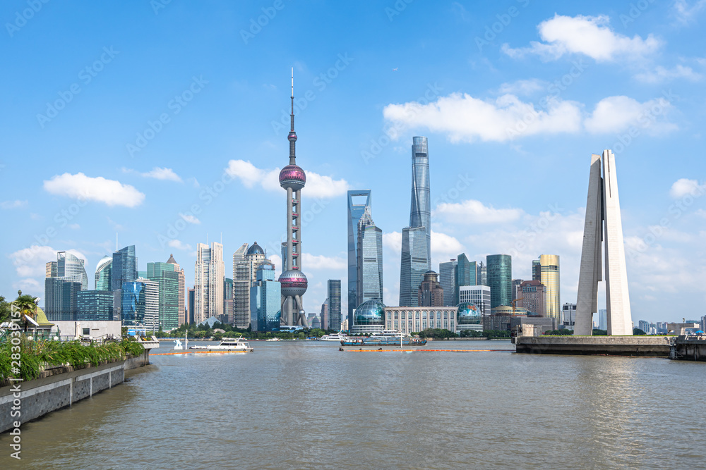 Obraz premium shanghai city skyline