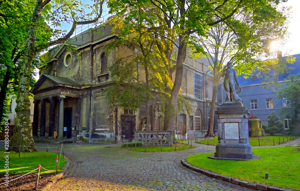 Antwerp, Belgium - April 28, 2019 - The Royal Academy of Fine Arts Antwerp is an art academy located in Antwerp, Belgium. It is one of the oldest of its kind in Europe. It was founded in 1663.