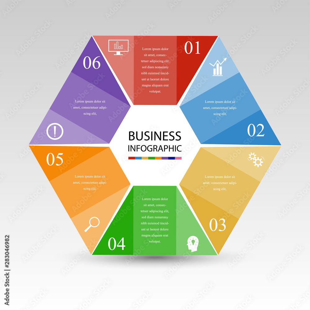 Business InfoGraphics, Geometry, Hexagon Design, Marketing presentation , section banner Business InfoGraphics, Geometry, Hexagon Design, Marketing presentation , section banner