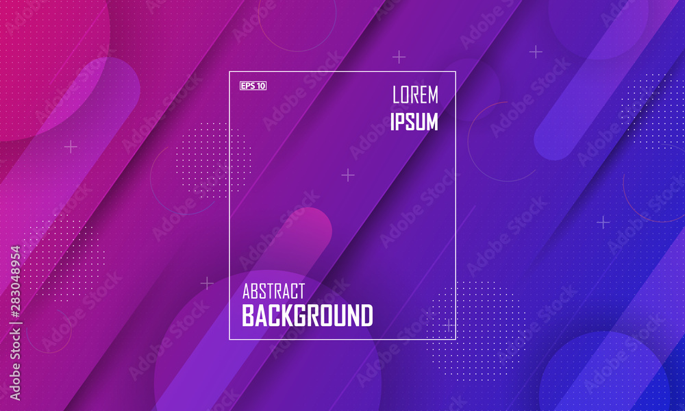 Colorful geometric background. Liquid abstract background design. Fluid vector gradient design for banner, post
