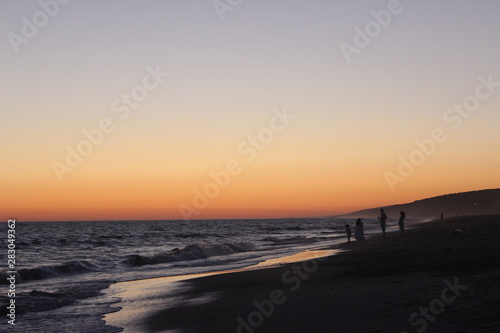 Sonnenuntergang am Strand in Spanien © Stephanie