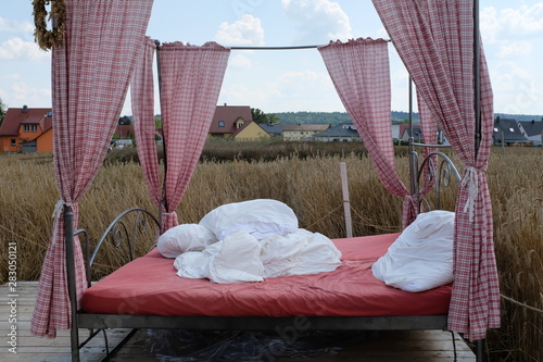 Ein Bett im Kornfeld