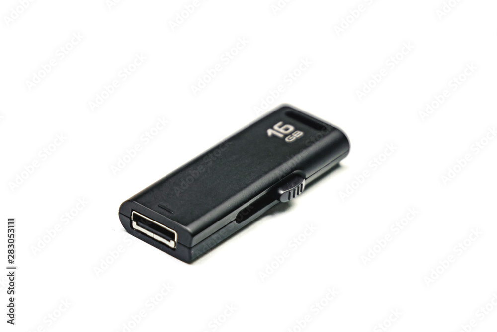 Usb flash drive on the white background Usb flash drive on the white background