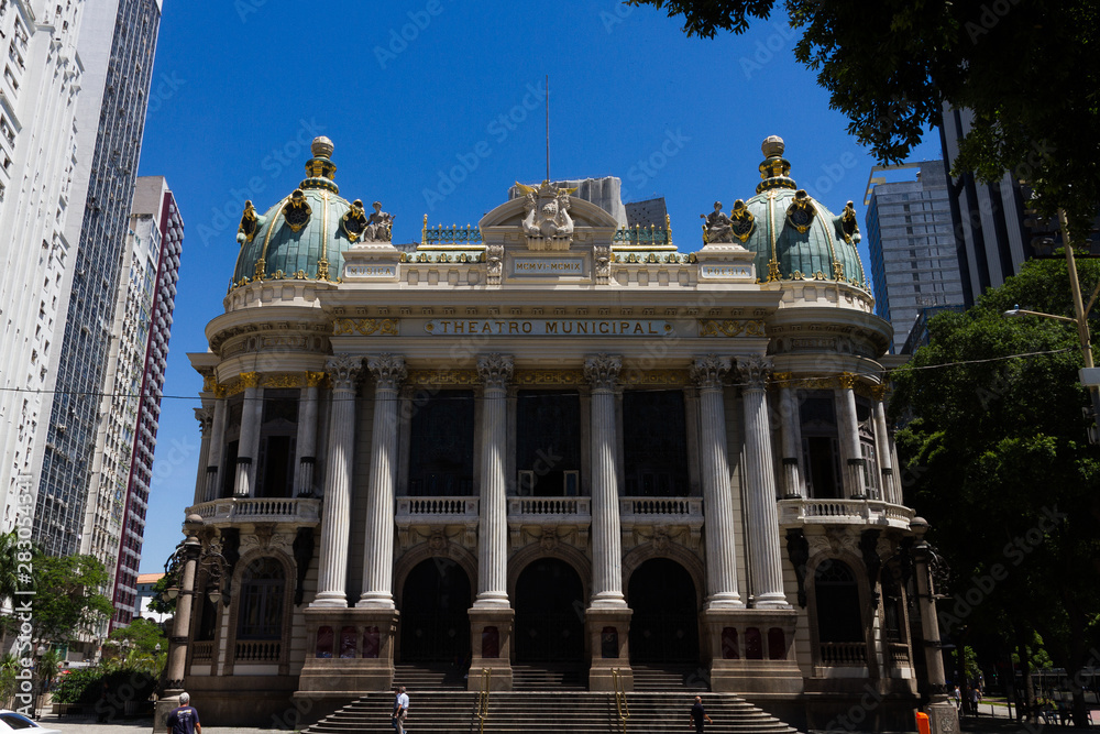 Obraz premium Municipal Theatre of Rio de Janeiro
