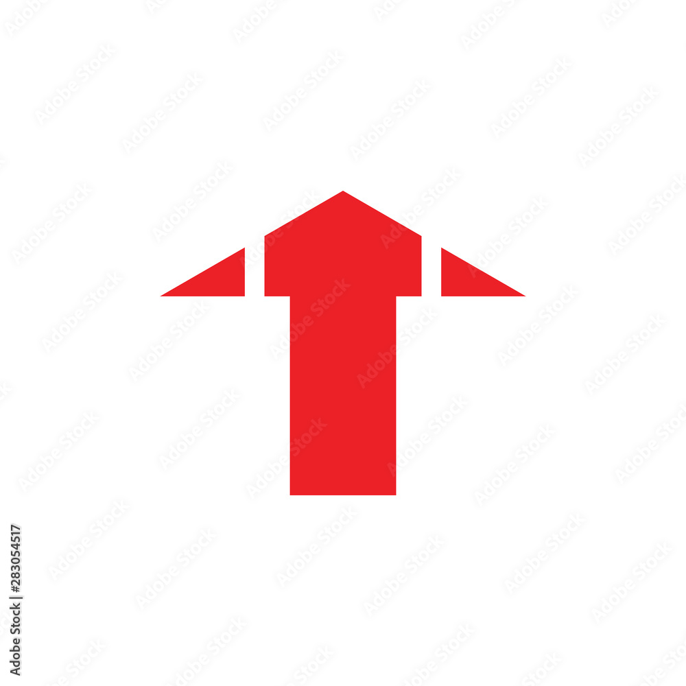 arrow up simple geometric logo vector arrow up simple geometric logo vector