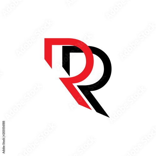 letter rr simple geometric logo vector Free Download letter rr simple geometric logo vector - GFXLoad