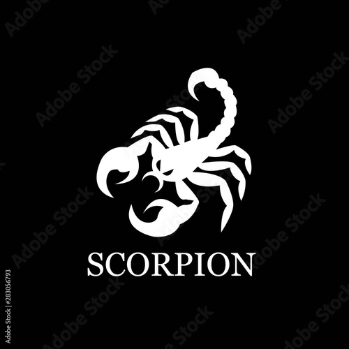 Scorpion Black logo - Vector
