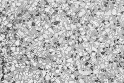 Background gray terrazzo.