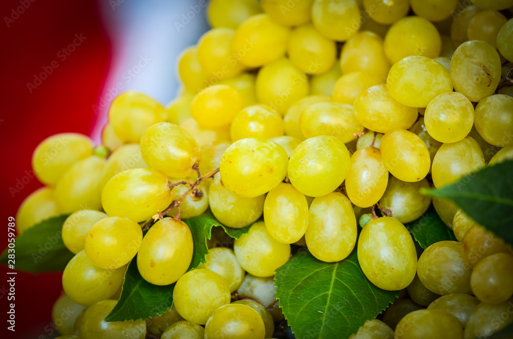fresh grapes within the local market in Naples fresh grapes within the local market in Naples