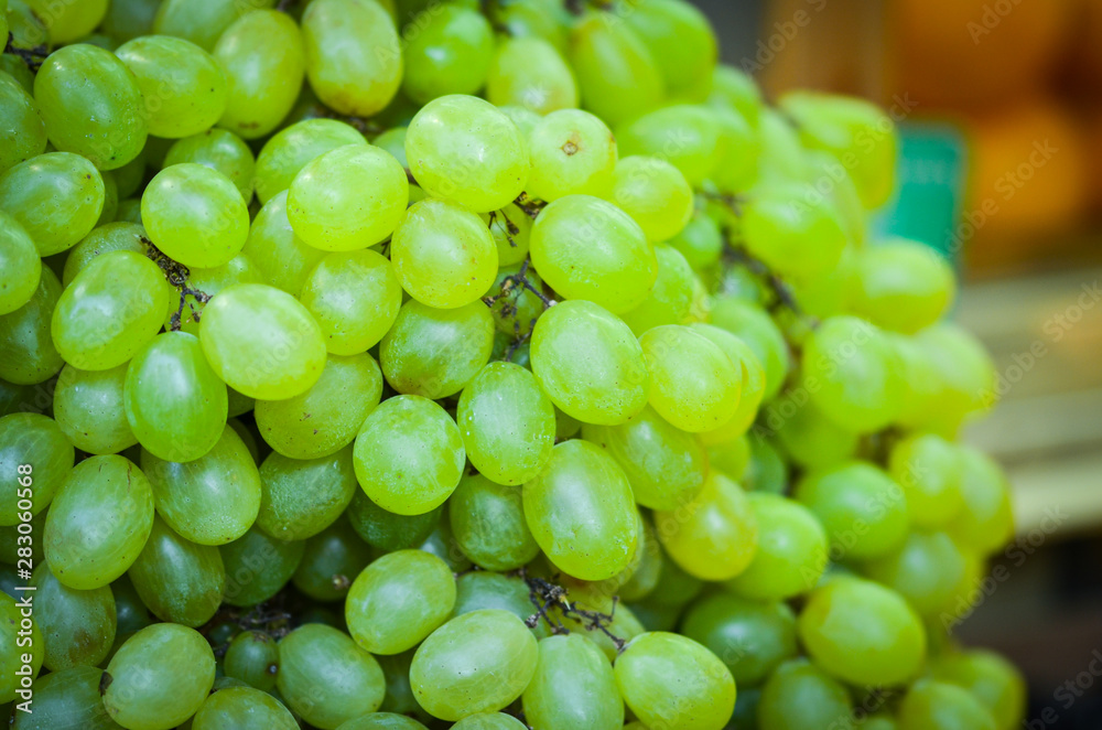 fresh grapes within the local market in Naples fresh grapes within the local market in Naples