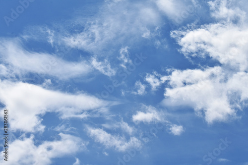 blue sky with clouds