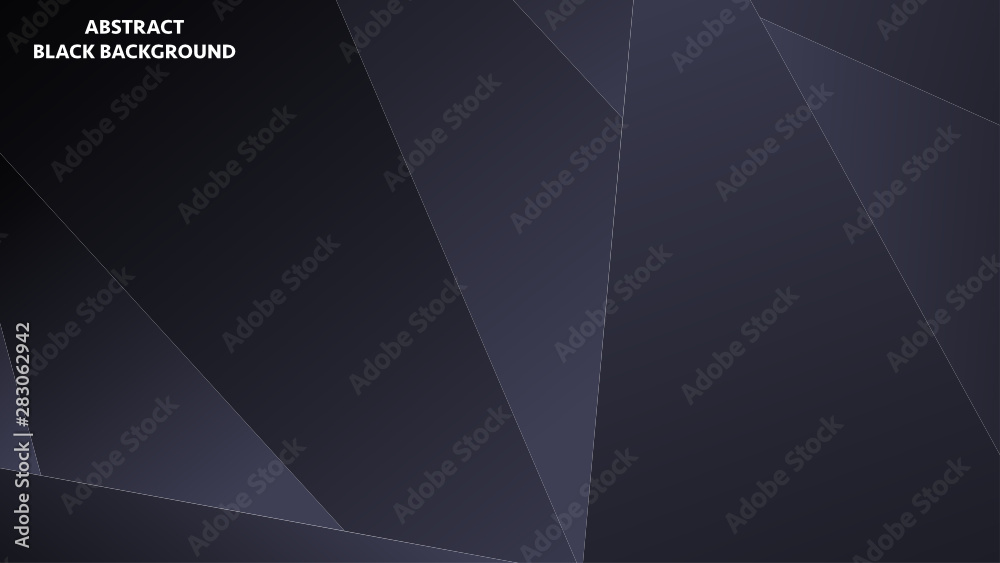 Fototapeta premium Abstract polygonal pattern luxury dark blue background