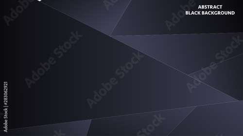 Abstract polygonal pattern luxury dark blue background