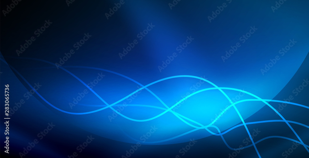 Neon wave background Neon wave background
