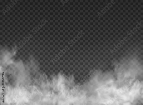 fog and smoke isolated on transparent background
