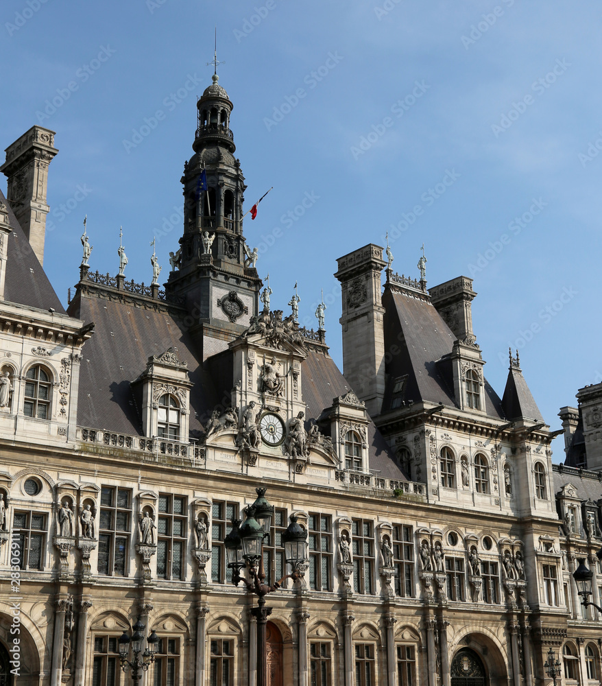 Town hall in Paris France