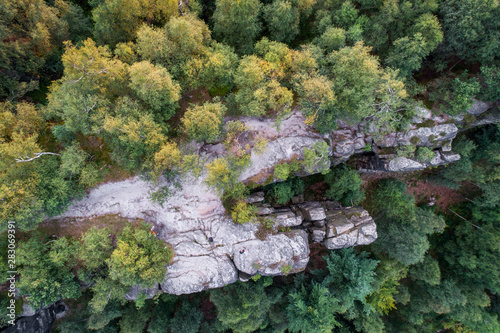 The Tisa Rocks or Tisa Walls are a well-known group of rocks in the western Bohemian Switzerland not far from its topographical boundary with the Ore Mountain. The region, with its rock pillars.