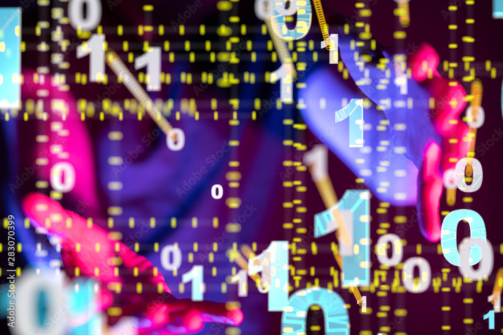 Fototapeta premium Digital Network and data concept