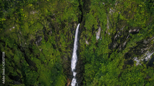 Trafalgar Falls in the Green Mountains, Dominic island photo