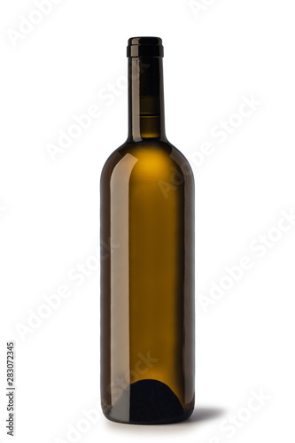 Wallpaper Mural bottle of wine isolated on white background Torontodigital.ca