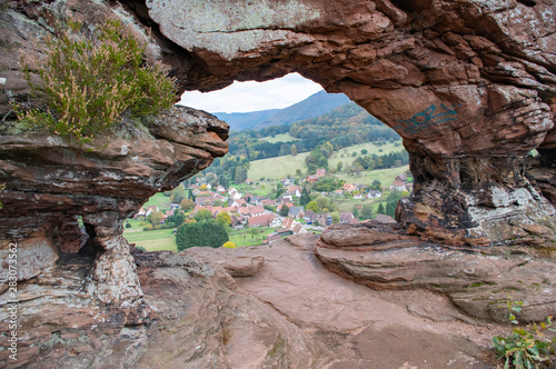Obersteinbach depuis le rocher Wachtfels