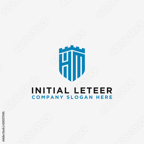 Inspiring company logo designs from the initial letters of the HM logo icon. -Vectors