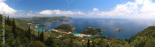 Corfu island panorama