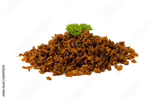 Hackfleisch mit Petersilie