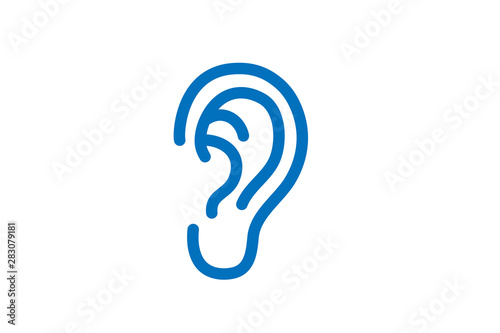 ear icon vector
