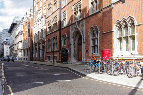 bikes on london street