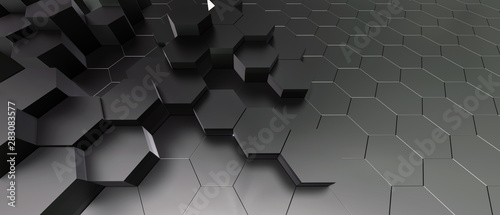 abstract 3d background HONEYCOMB EXTRUDED 