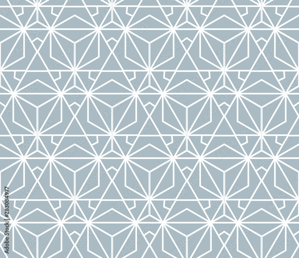 The geometric pattern with lines. Seamless vector background. White and blue texture. Graphic modern pattern. Simple lattice graphic design The geometric pattern with lines. Seamless vector background. White and blue texture. Graphic modern pattern. Simple lattice graphic design