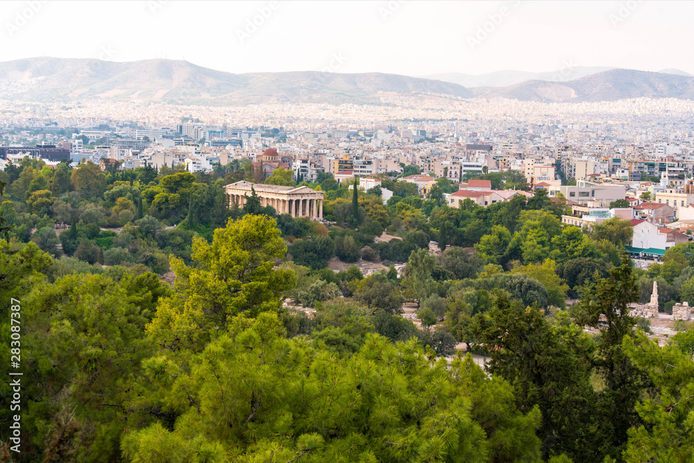 panoramic view of Athens