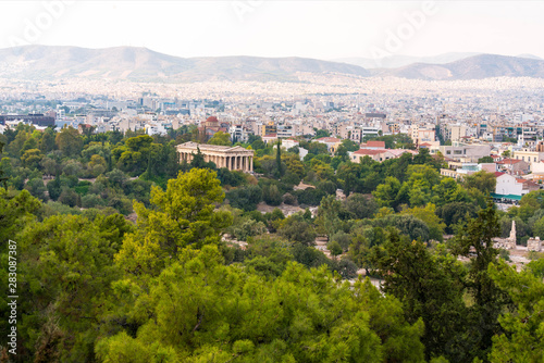 panoramic view of Athens