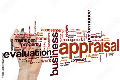 Appraisal word cloud photo