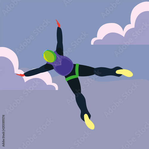 people extreme sport and lifestyle