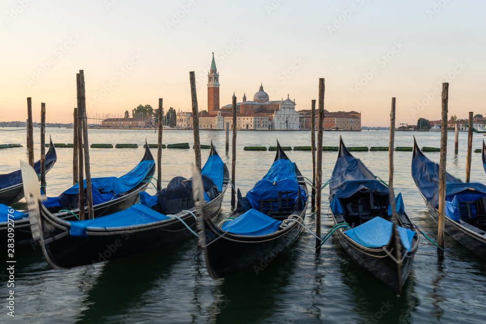 morning boats in Venice