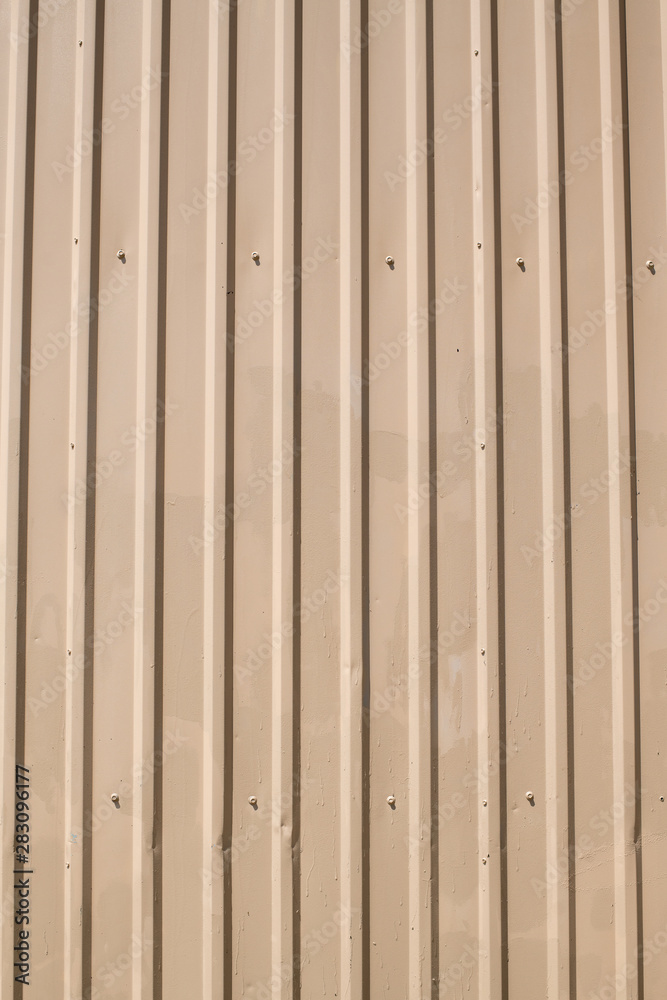 Corrugated metal wall Corrugated metal wall