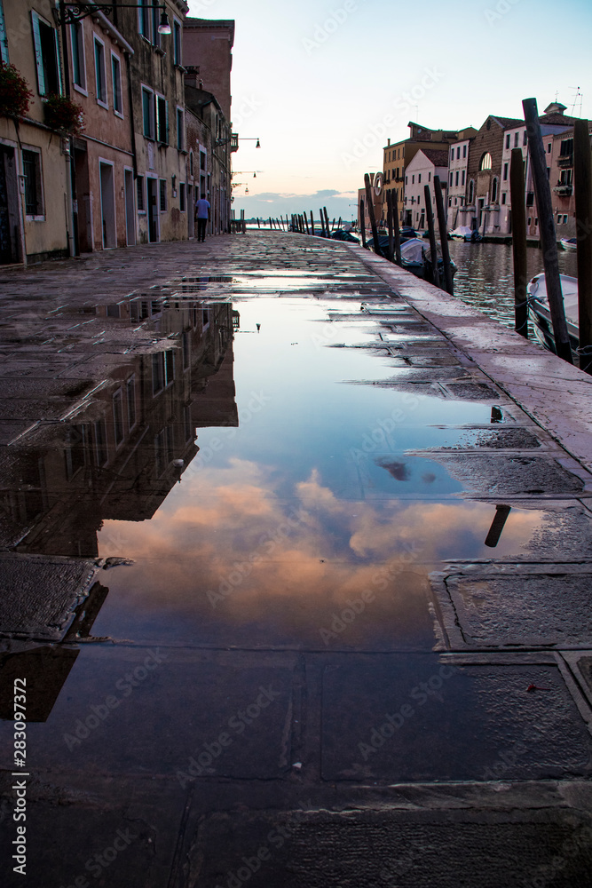 Fototapeta premium Canales de Venecia
