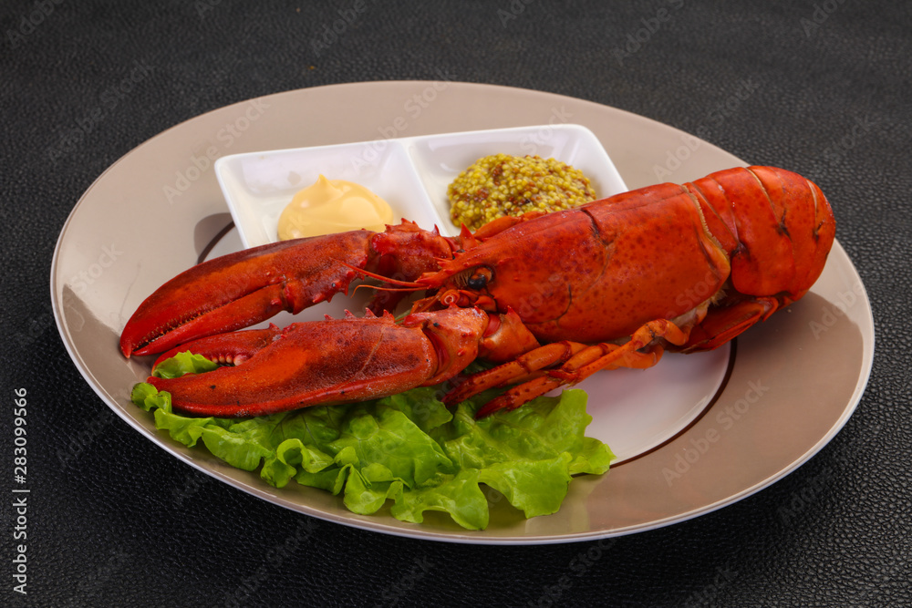 Luxury Lobster with sauce Luxury Lobster with sauce