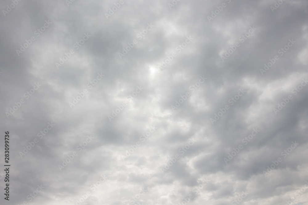 Obraz premium Sky with gray clouds. Workpiece for design_