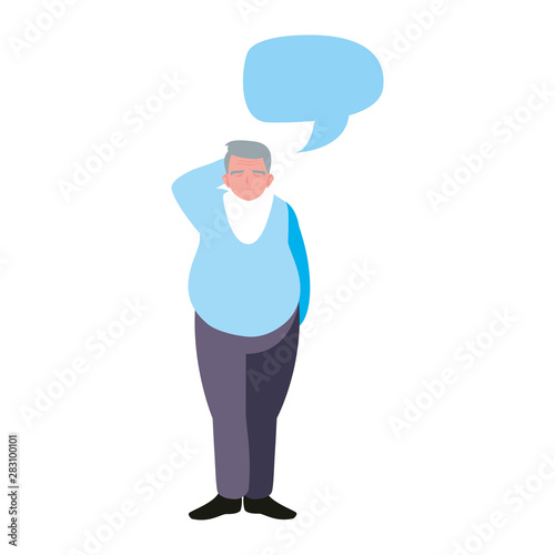 happy grandparents day flat design