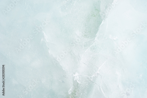 Soft Cool Ice Cracled Background / Texture photo