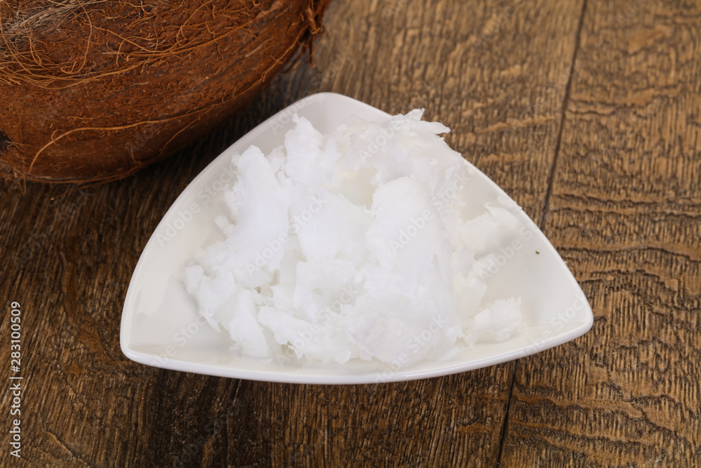 Dietary Coconut oil in the bowl Dietary Coconut oil in the bowl
