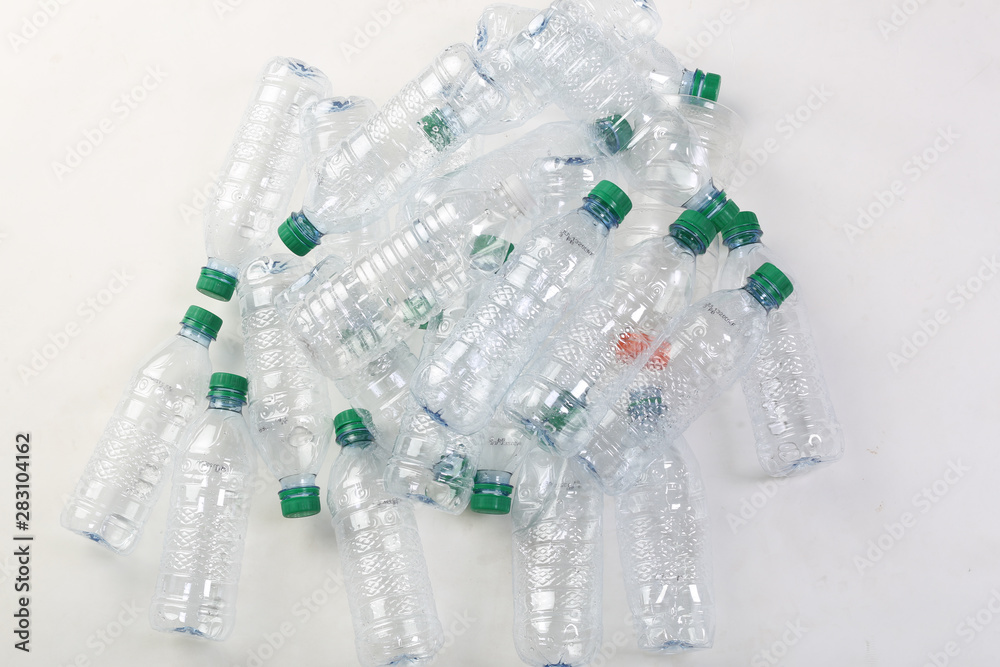 pile of plastic water bottles