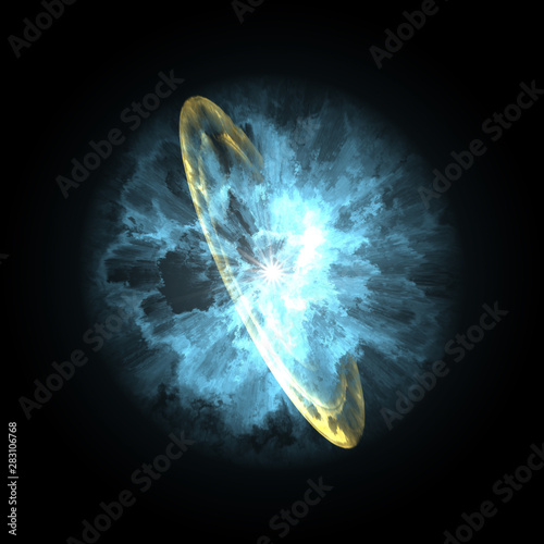 supernova explosion in space photo
