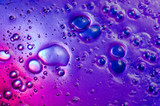 Liquid art gel pink and blue gradient background