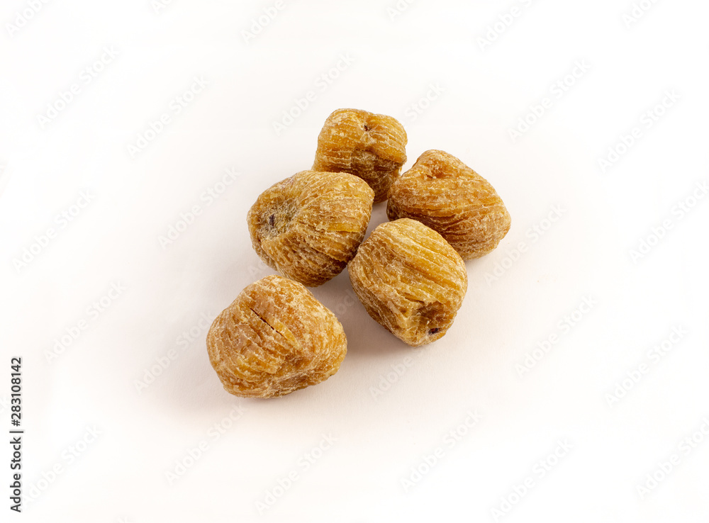 dried sweet honey dates on white background dried sweet honey dates on white background