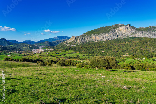 Ubrique, Cadiz. Spain. White villages of Andalusia in the park of Alcornocales photo