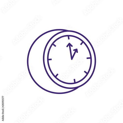 Free Download time clock watch isolated icon - GFXLoad